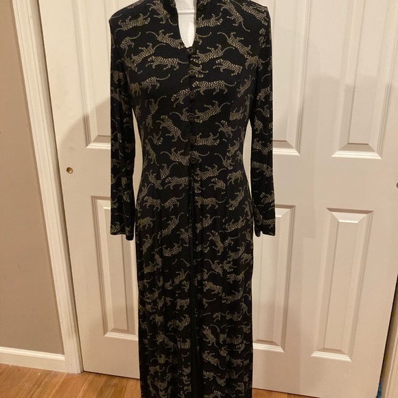 Cache two piece pant set long line split top tuxedo - Picture 1 of 15